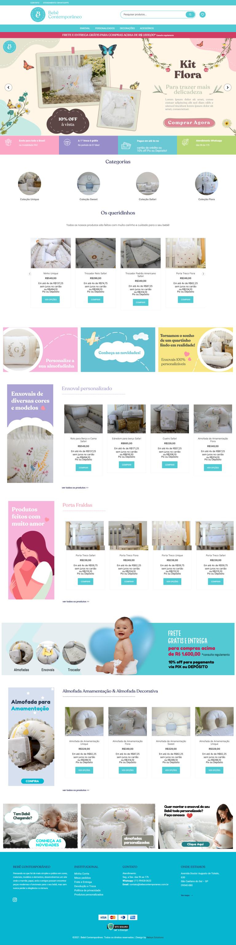 Bebê Contemporâneo - loja de decoração infantil